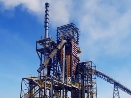INC inaugura cambio de combustible del horno de Clinker
