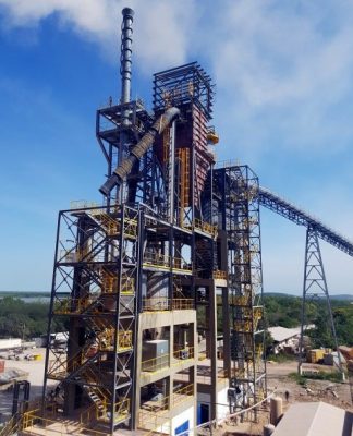 INC inaugura cambio de combustible del horno de Clinker