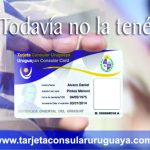 TARJETA CONSULAR URUGUAYA